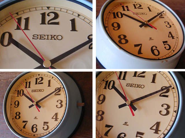 ビンテージ SEIKO/セイコー 船舶用時計 壁掛時計 バス時計 昭和レトロ