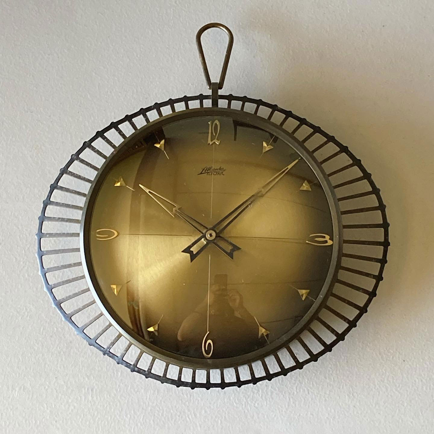 ドイツ50's ビンテージ ウォール クロック 掛け時計 ミッド