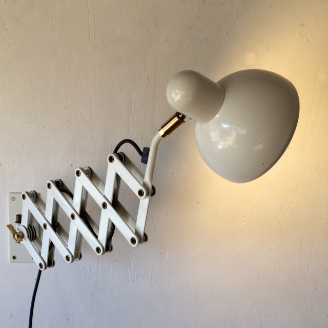 ドイツ ヴィンテージ・シザーランプ インダストリアル インテリア scissors lamp